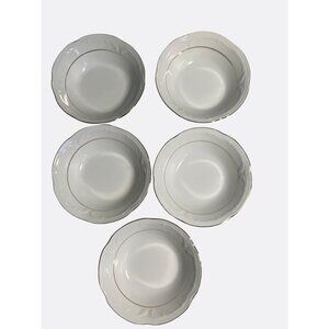 Southington By Baum Golden Rhapsody Fine China Bowls Made In Poland 5.5 Inch